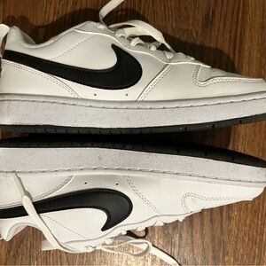 Nike Classic White and Black Low-Top Sneakers
